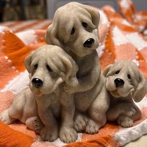 Quarry Critters Second Nature Design Petie Pepe Pooch Figurine Statue Dogs 2001